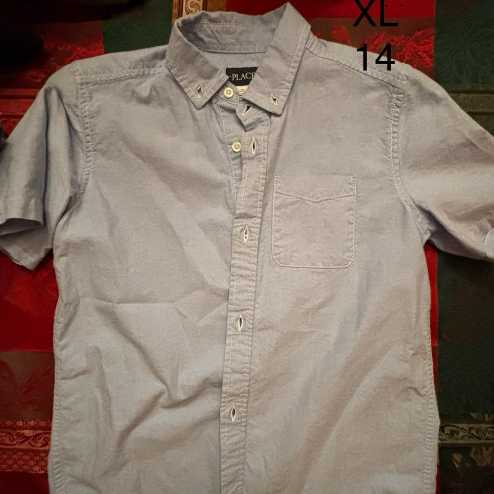 The Children's Place Light Blue Button Down Shirt